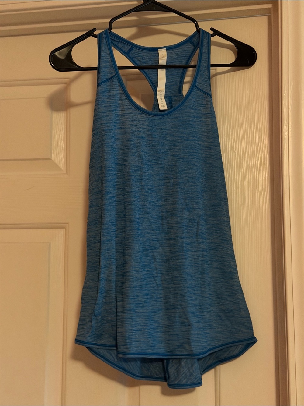 lululemon athletica Blue Space-Dyed Racerback Tank